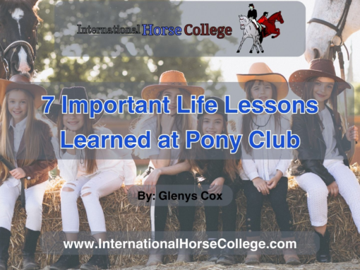 7 Important Life Lessons Learned at Pony Club